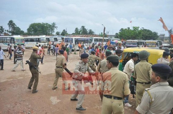 BMS, BJP fighting at Nagerjala : Police blamed both